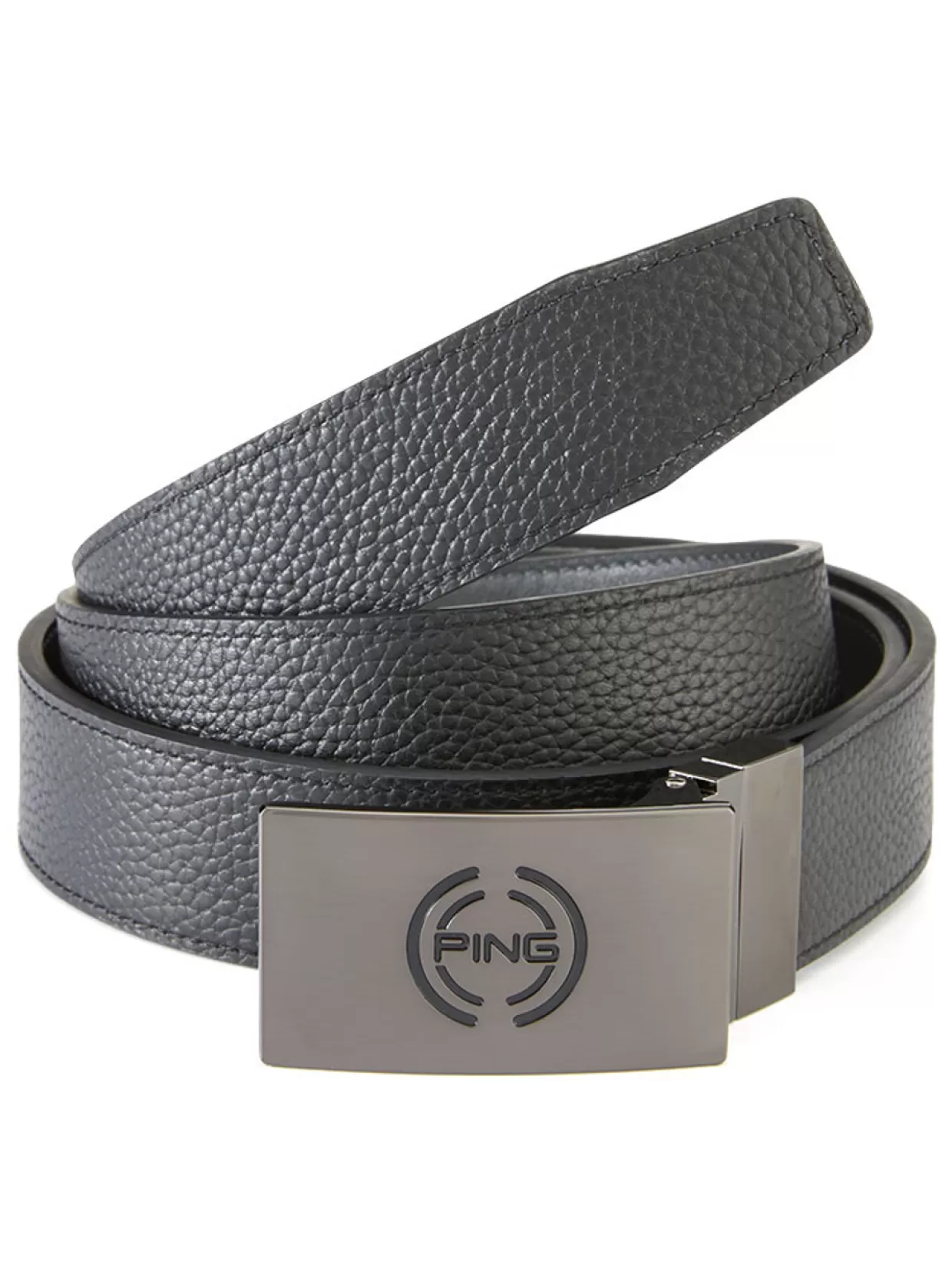 PING Belts< Stamp Reversible Belt - Black/Asphalt