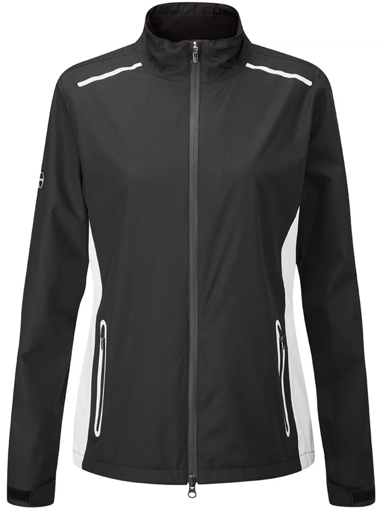 Women PING Wind & Rain Wear< Women'S Sensordry Jayda Waterproof Jacket - Black/White