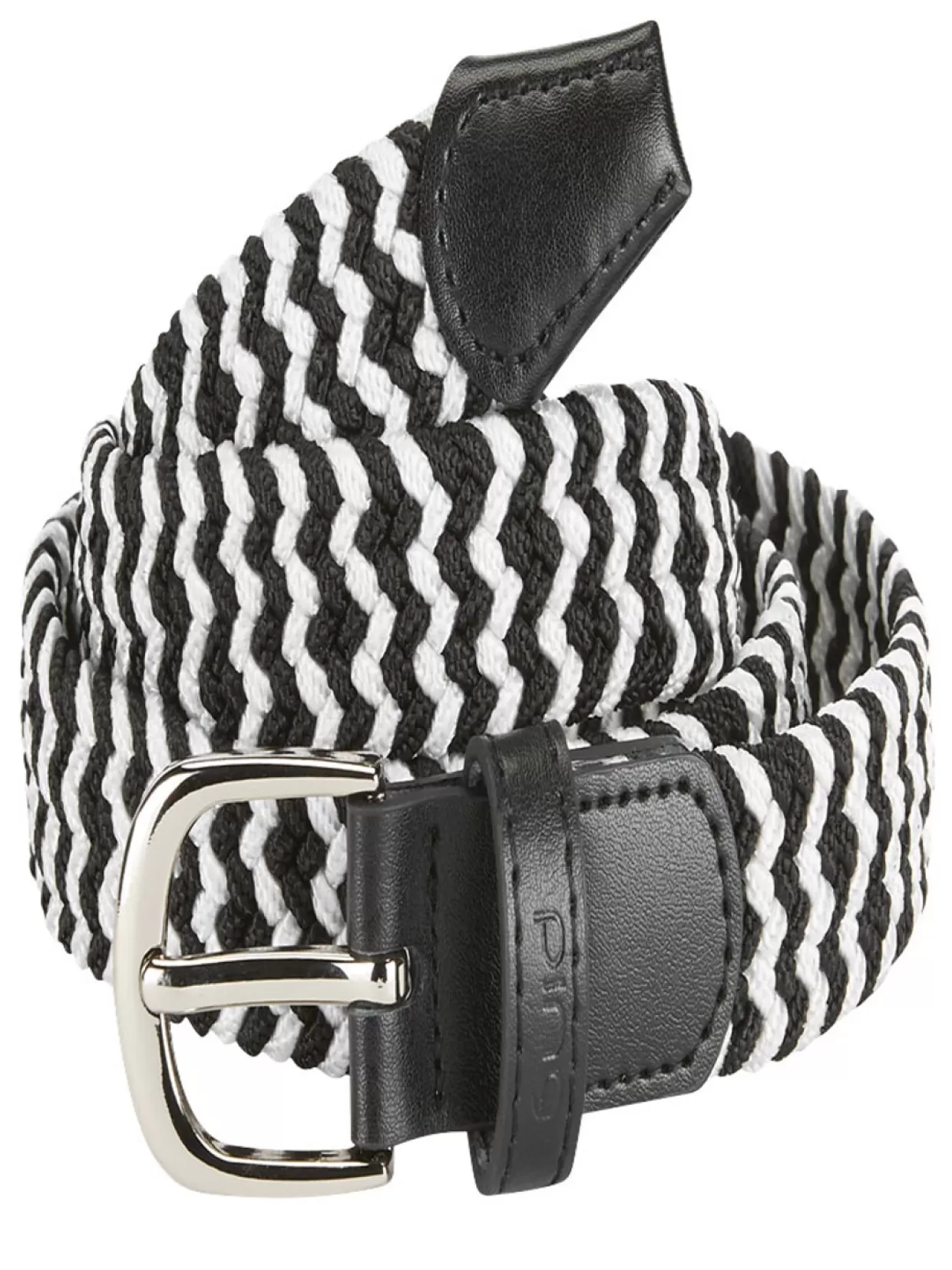 PING Belts< Women'S Stretch Webbing Golf Belt - Black/White