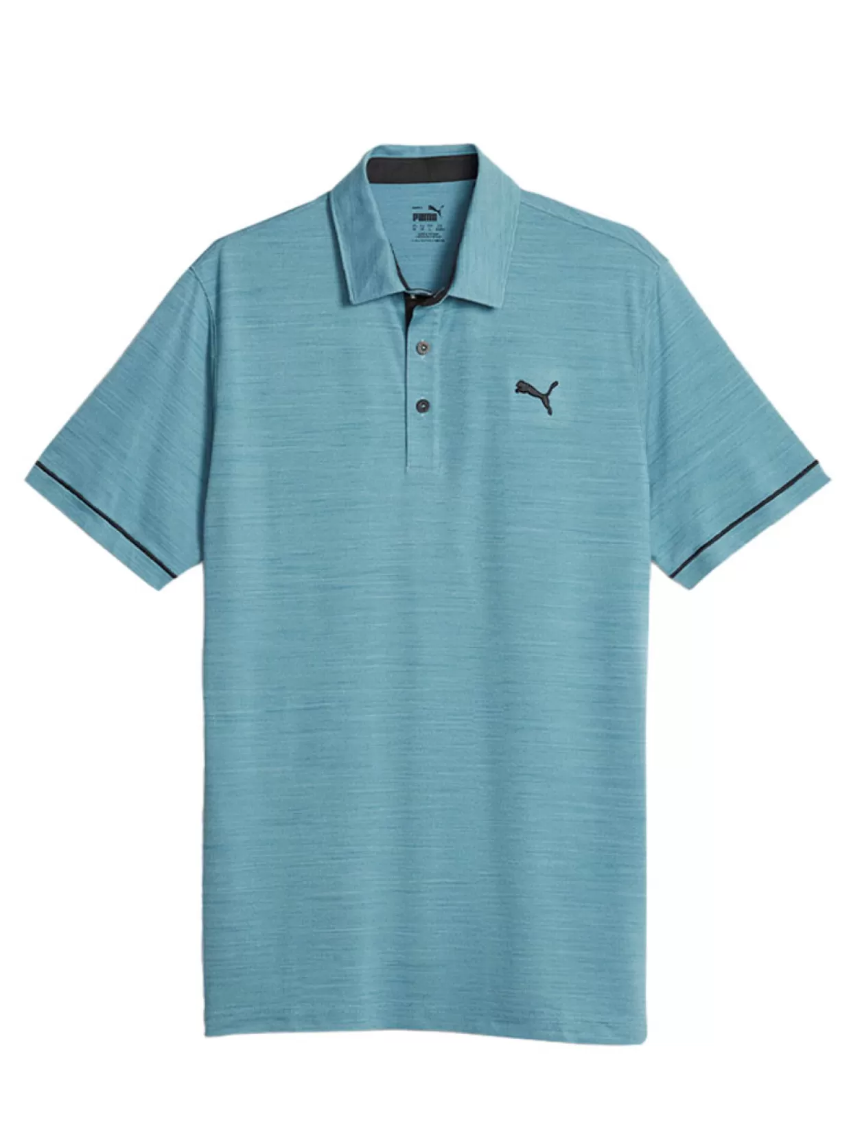 Men Puma Shirts< Cloudspun Haystack Golf Polo - Bold Blue Heather