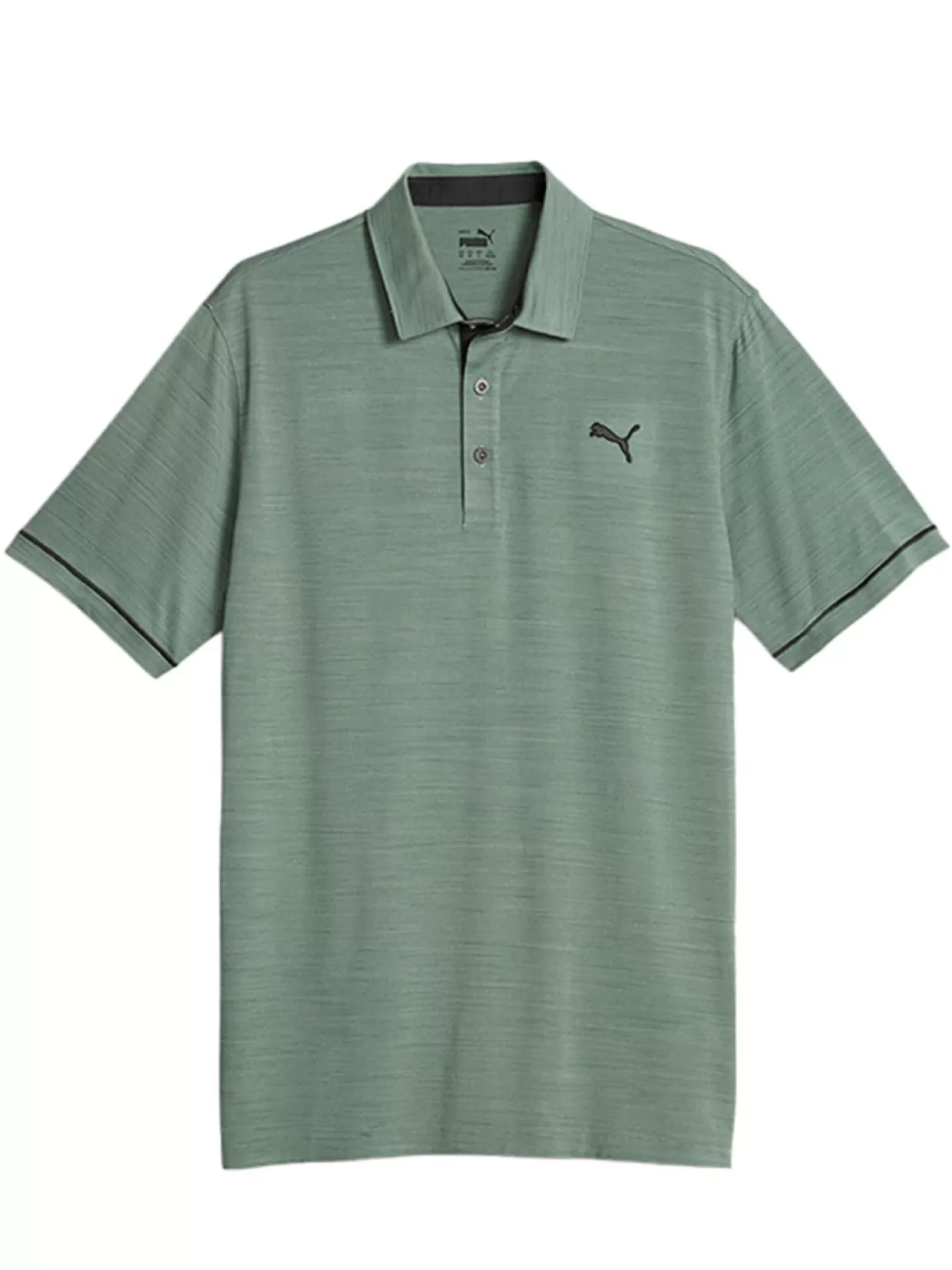 Men Puma Shirts< Cloudspun Haystack Golf Polo - Eucalyptus Heather