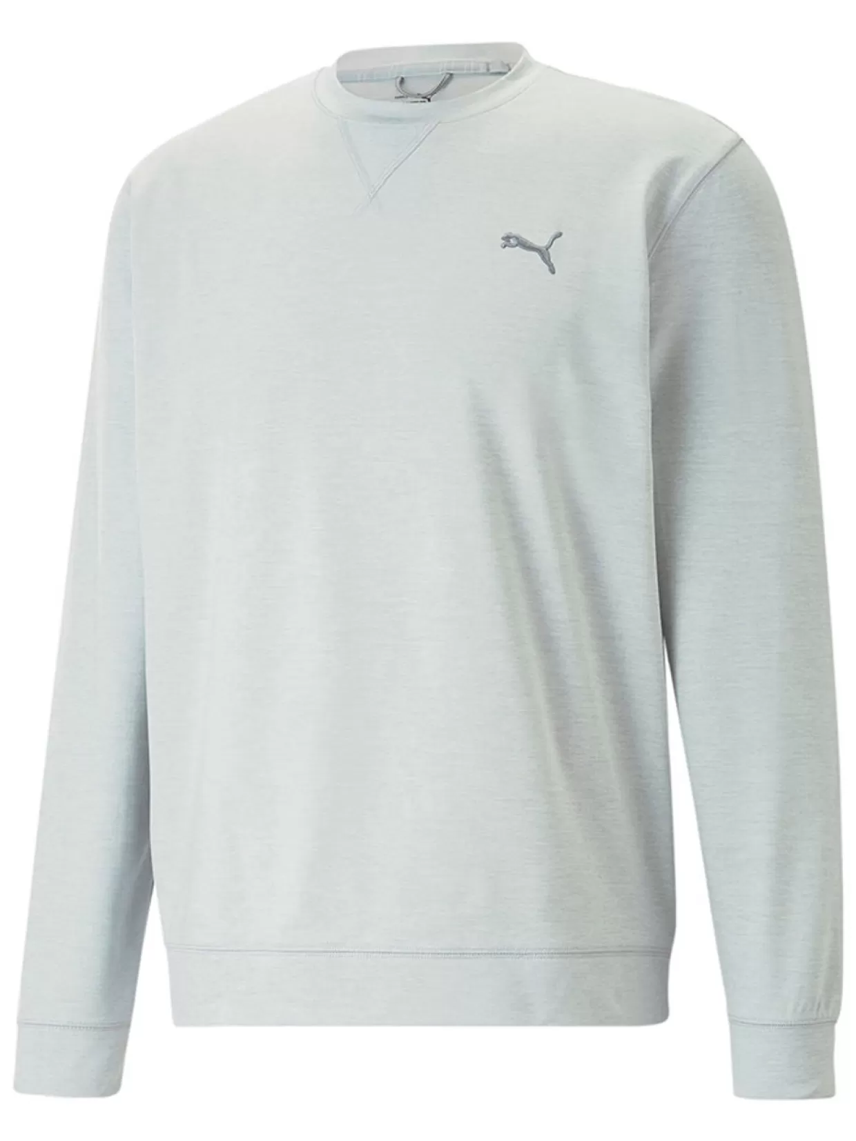 Men Puma Jumpers< Cloudspun Heather Golf Sweatshirt - High Rise Heather