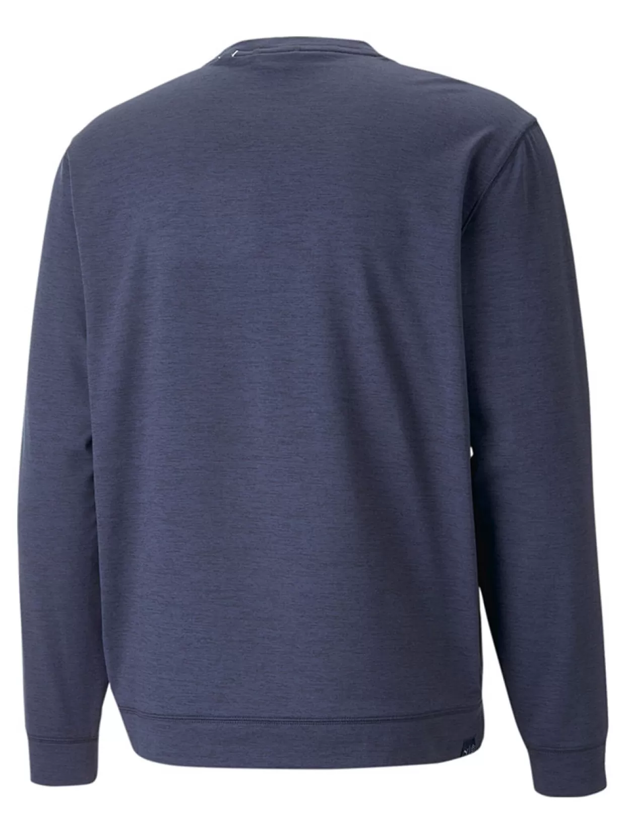 Men Puma Jumpers< Cloudspun Heather Golf Sweatshirt - Navy Blazer Heather