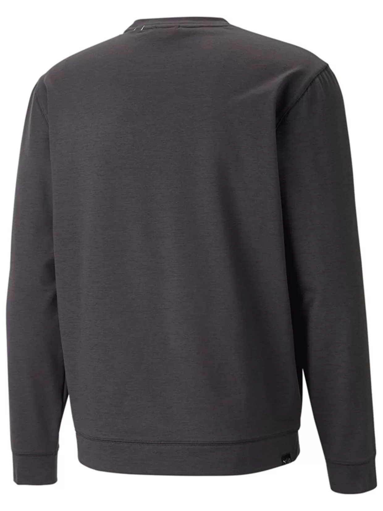 Men Puma Jumpers< Cloudspun Heather Golf Sweatshirt - Black Heather