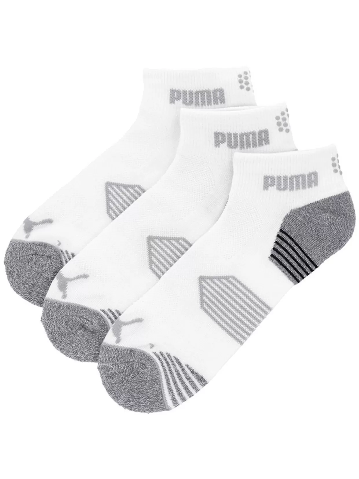 Puma Socks< Essential 1/4 Cut 3 Pair Pack Socks