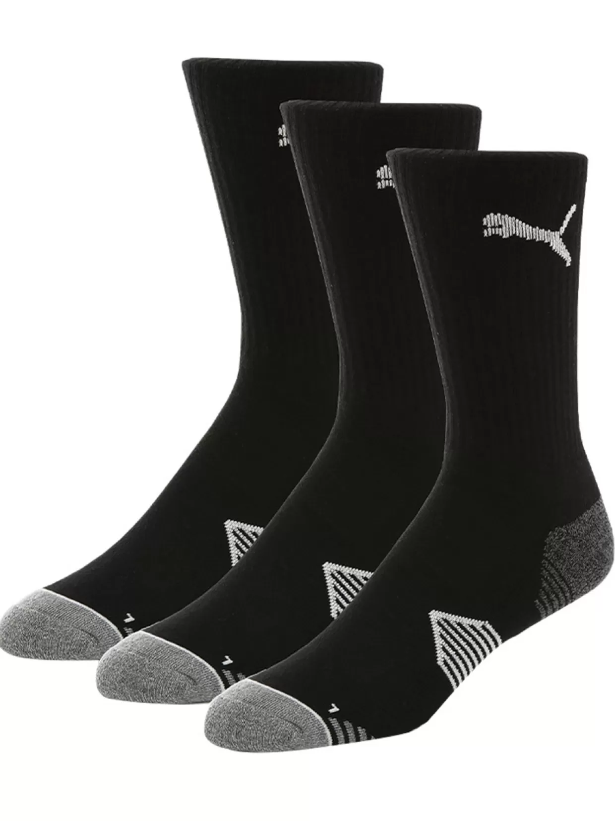 Puma Socks< Essential Crew Cut 3 Pair Pack Socks