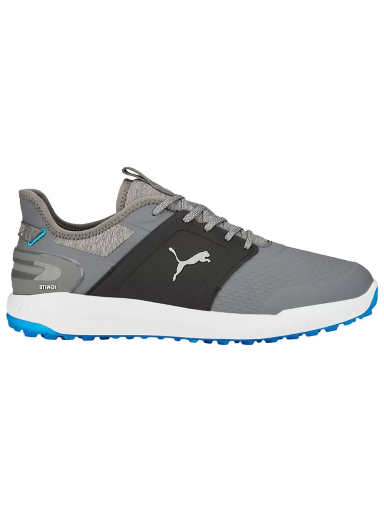 Men Puma Mens Golf Shoes< Ignite Elevate Wide Golf Shoes - Quiet Shade/Speed Blue