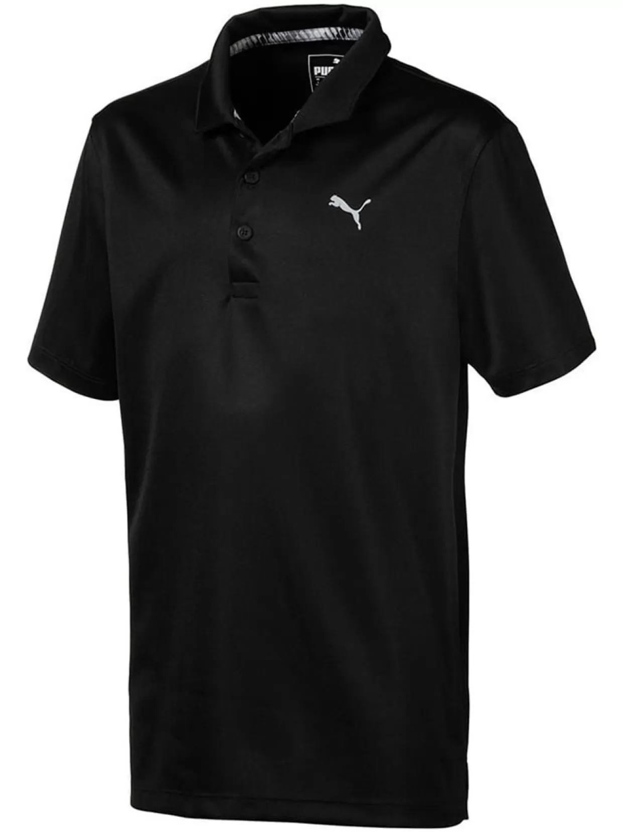 Kids Puma Shirts< Jr Boys Essential Polo - Black