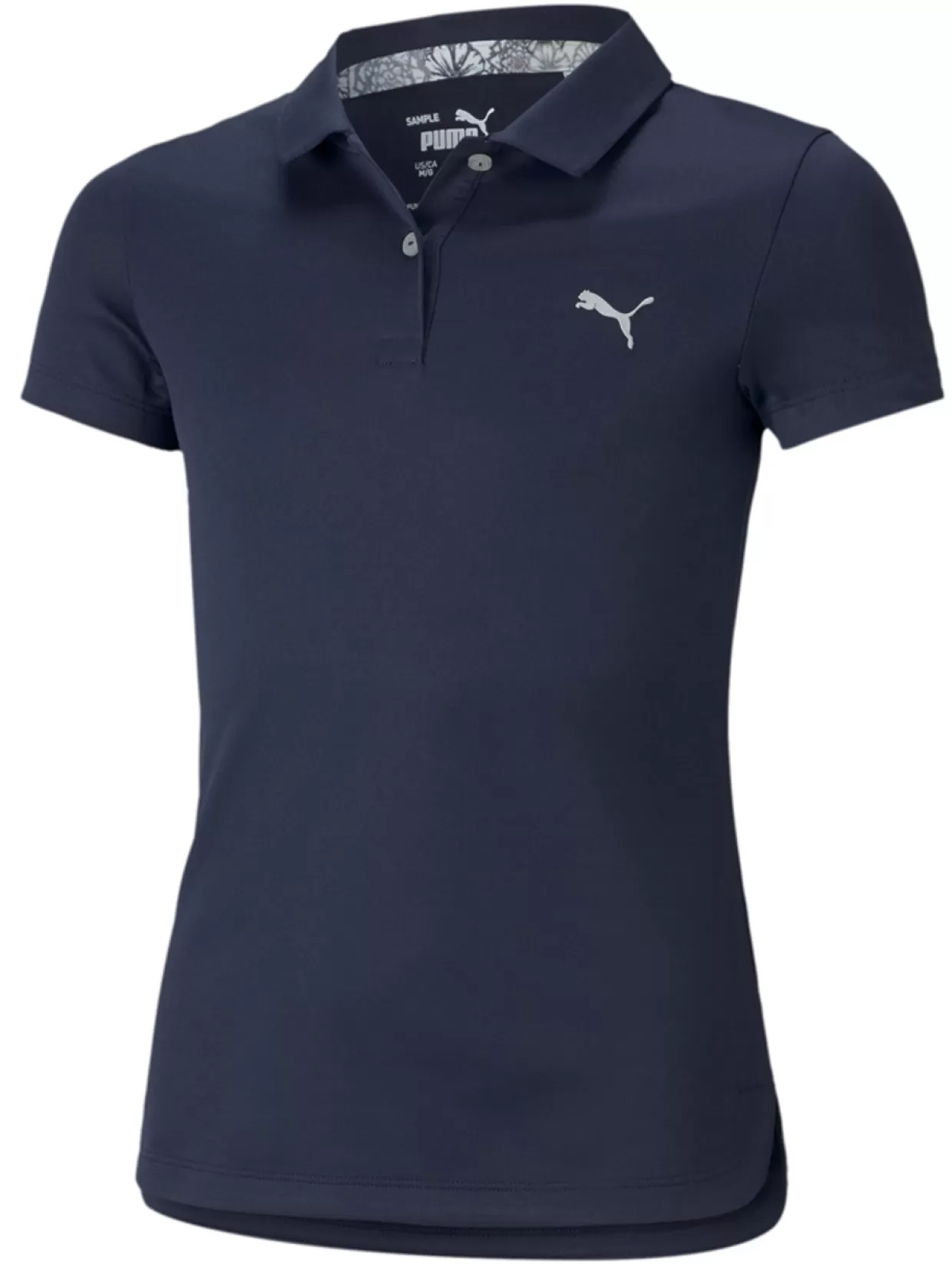 Kids Puma Shirts< Jr Girls Essential Golf Polo - Navy Blazer