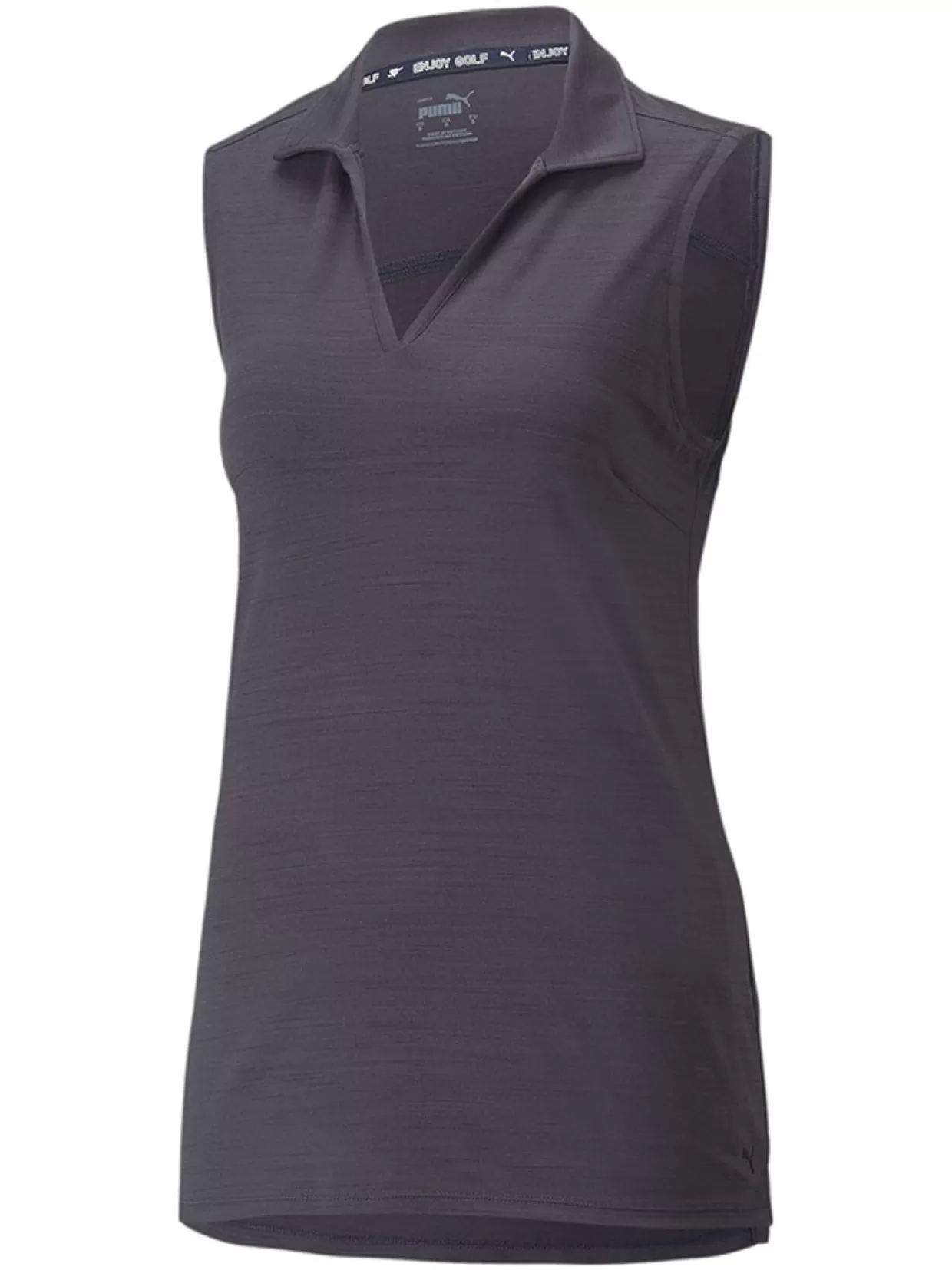 Women Puma Shirts< Women'S Cloudspun Coast Sleeveless Golf Polo - Navy Blazer