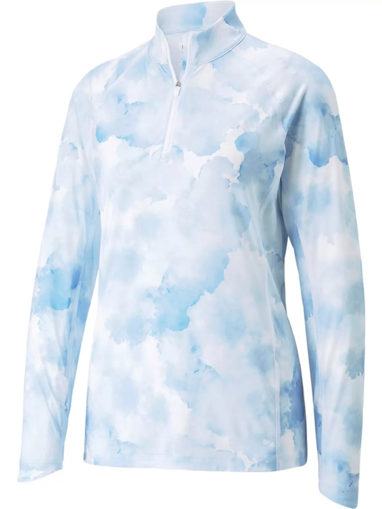 Women Puma Shirts< Women'S Youv Cloud Golf 1/4 Zip - Day Dream