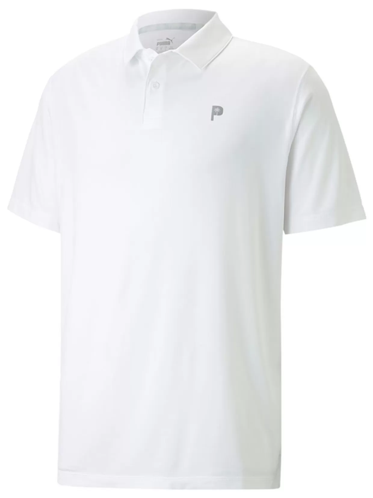 Men Puma Shirts< X Palm Tree Crew Golf Polo - Bright White