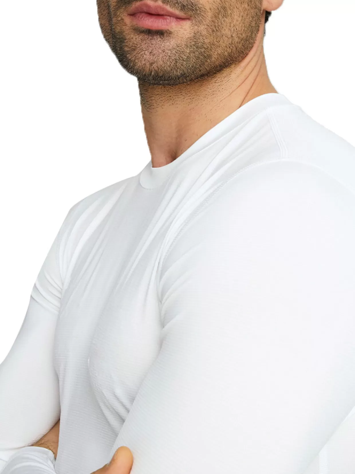 Men Puma Base Layers< Youv Long Sleeve Baselayer - Bright White