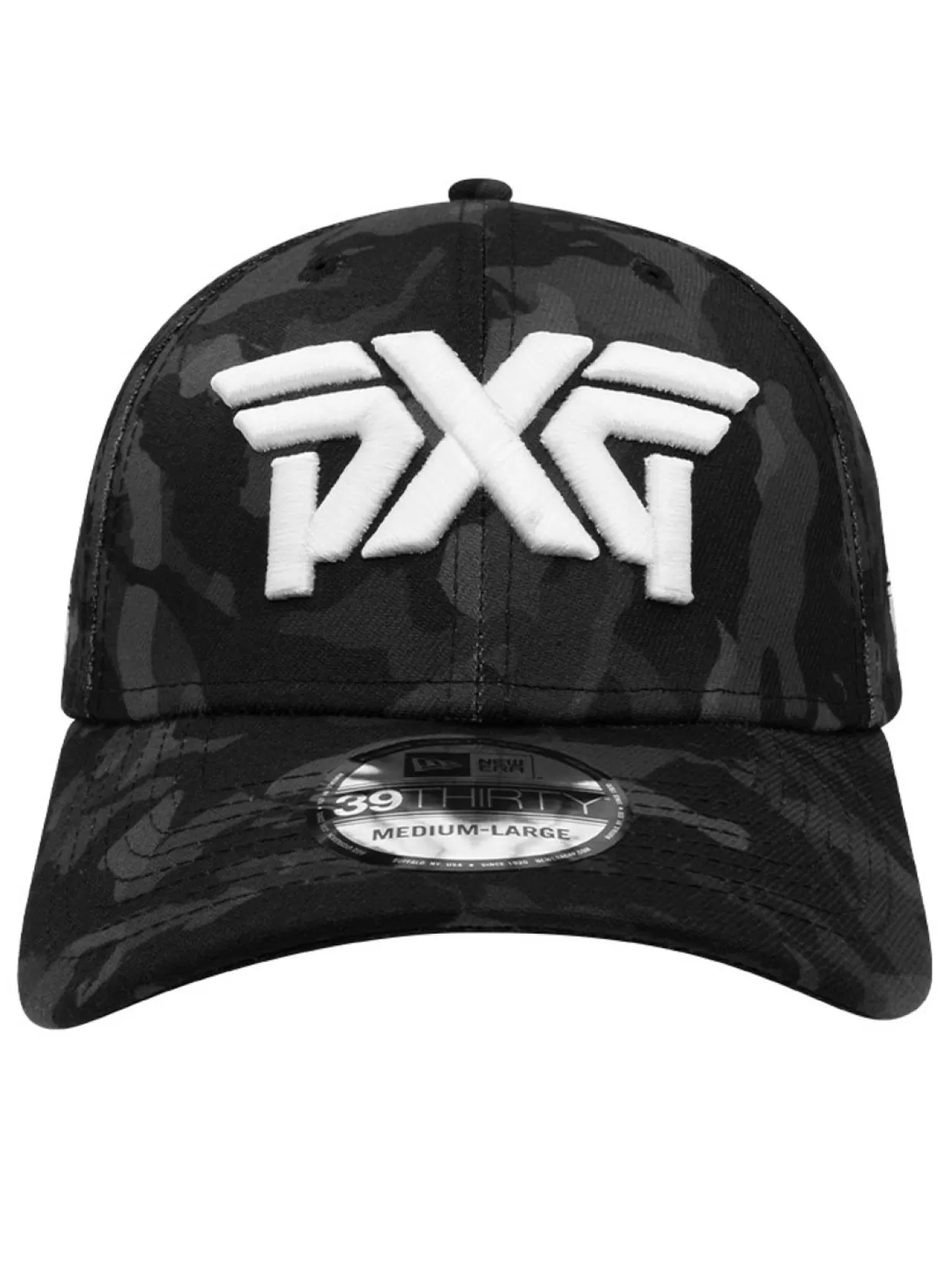 PXG Caps< Fairway Camo 39Thirty Cap - Black