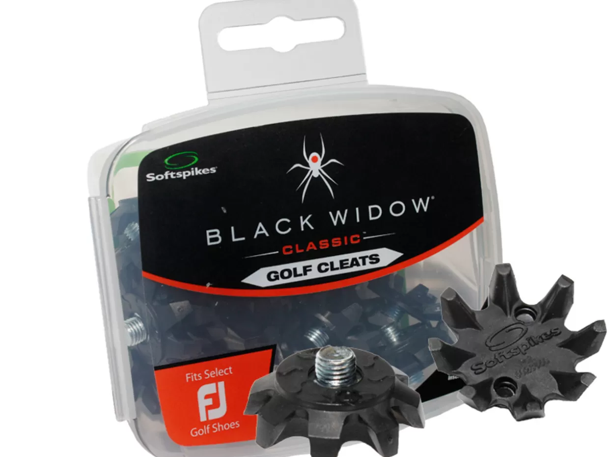 SoftSpikes Shoe Accessories< Black Widow Golf Cleats Metal Thread