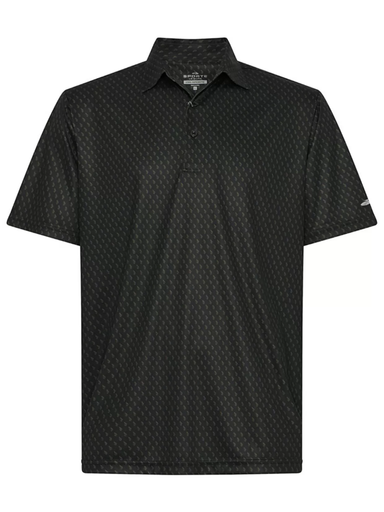 Men Sporte Leisure Shirts< Dri-Sporte Field Mens Polo - Black