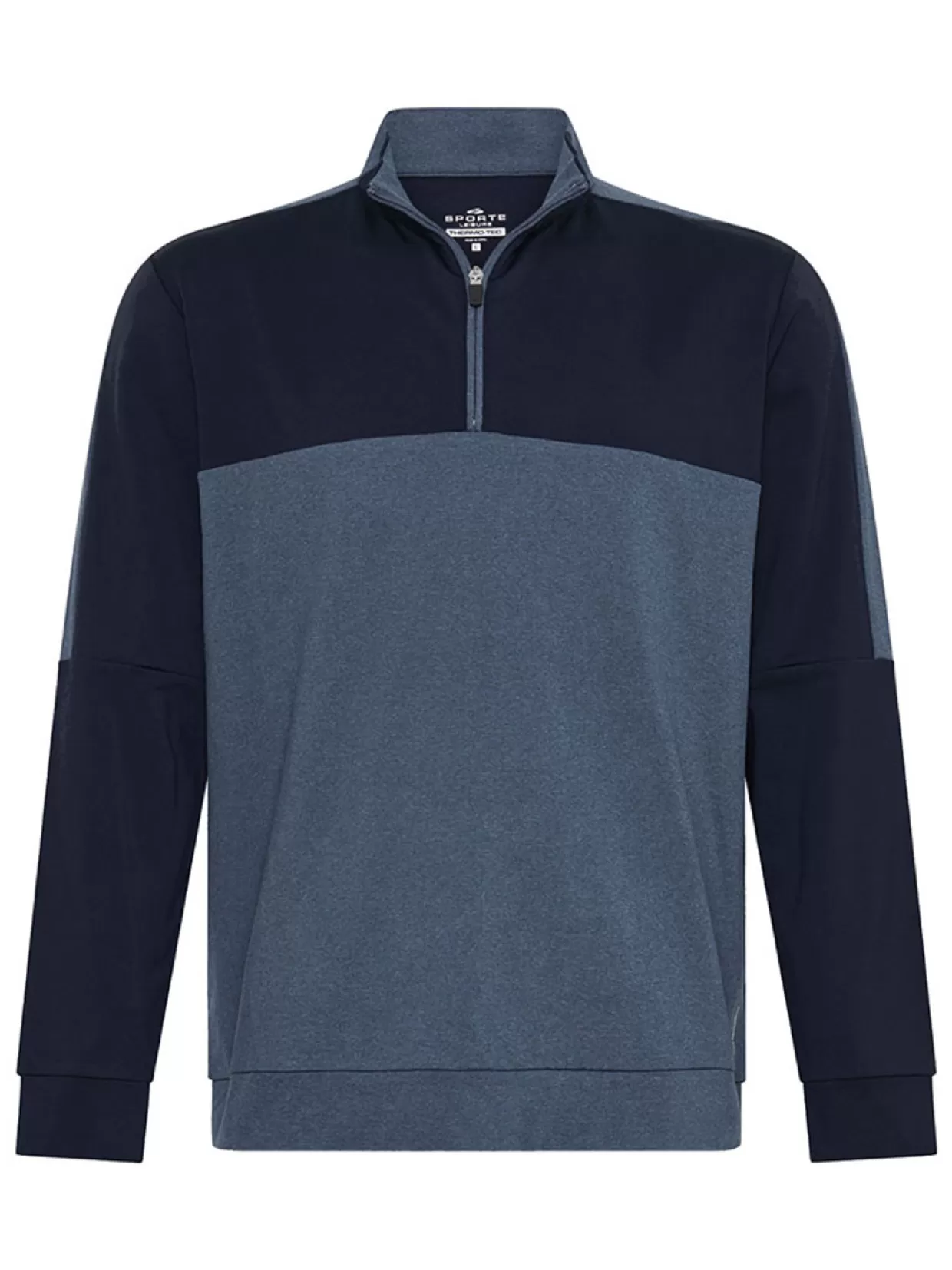 Men Sporte Leisure Jumpers< Thermotec Capitol Mens Pullover - Denim Marle