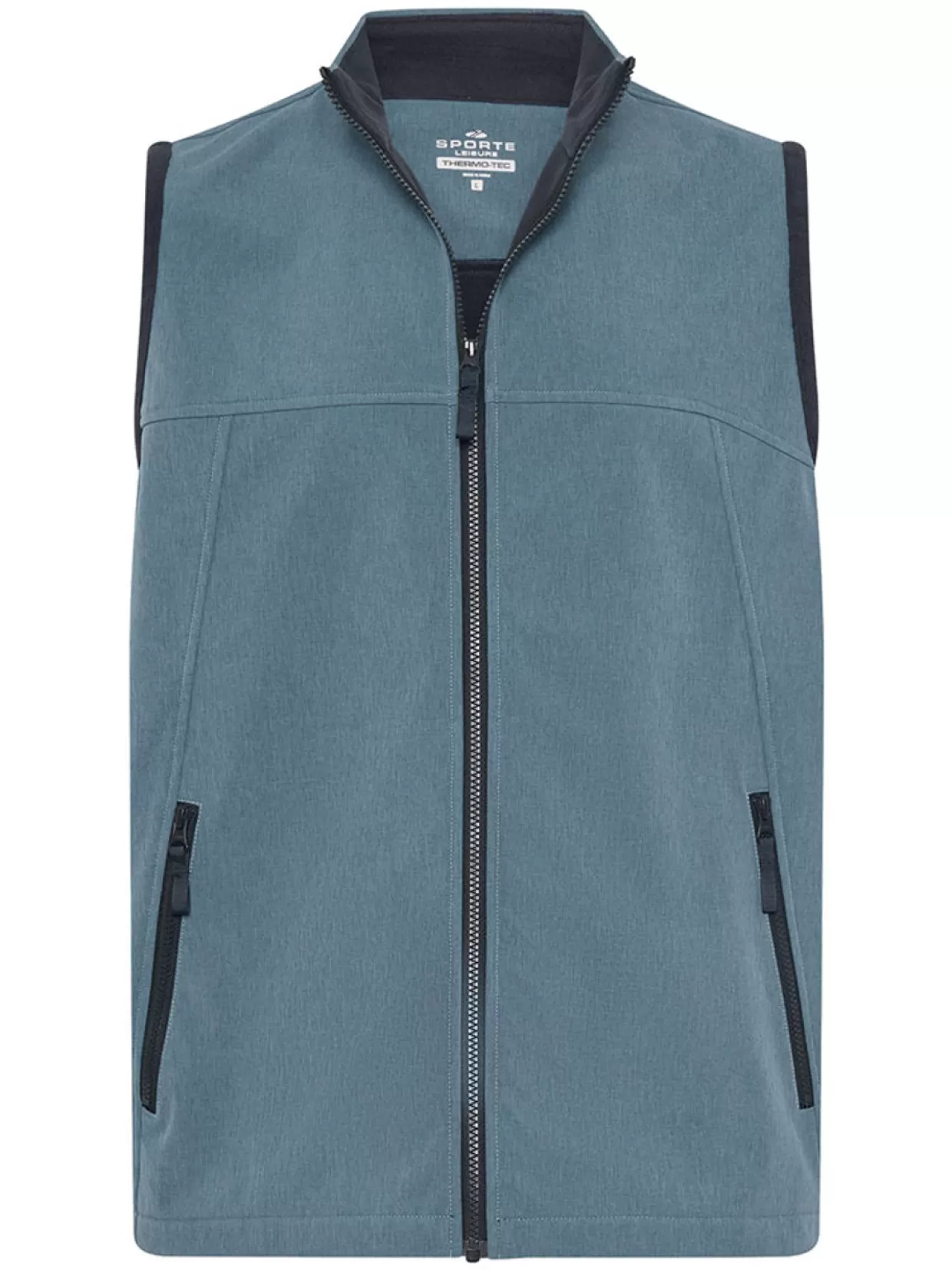 Men Sporte Leisure Vests< Thermotec Cityscape Mens Vest - Denim Tweed