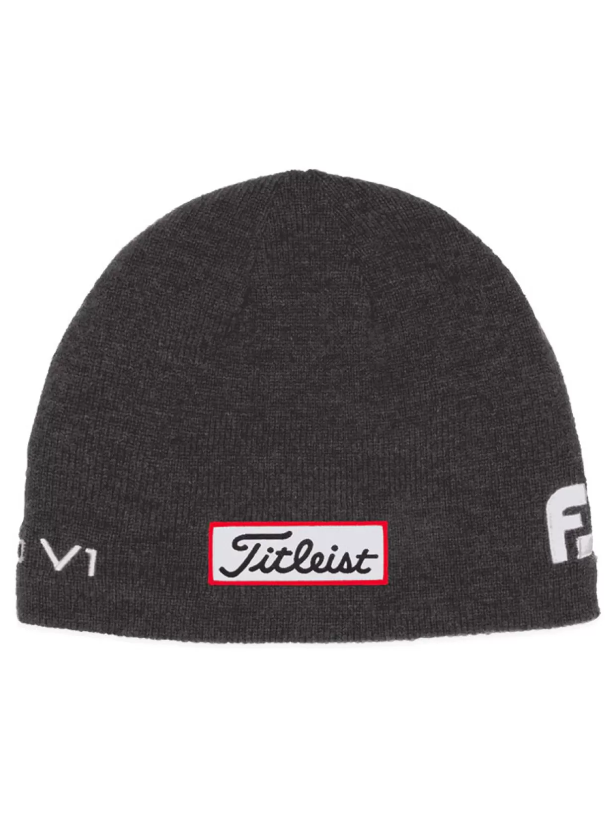 Titleist Beanies & Mitts< Merino Wool Beanie - Charcoal/White