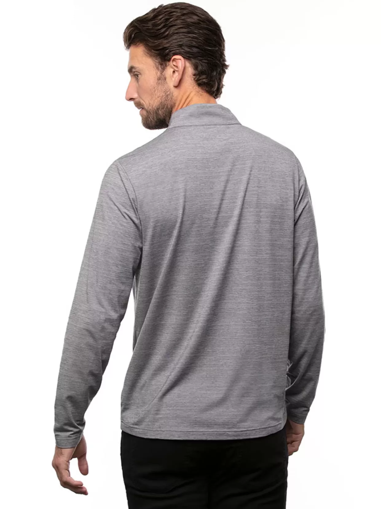 Men Travis Mathew Jumpers< Havasu 2.0 1/4-Zip - Sleet/Quiet Shade