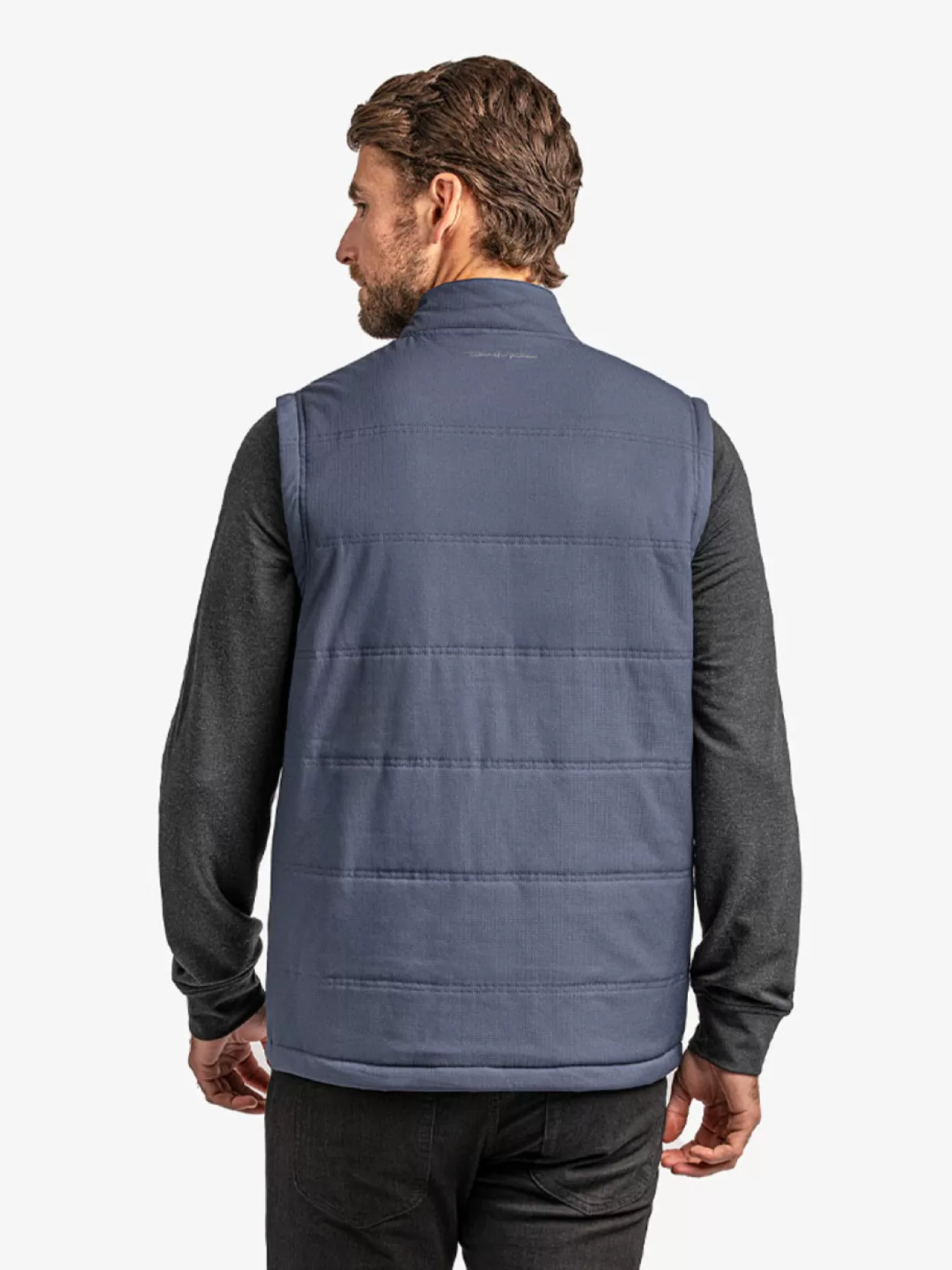 Men Travis Mathew Vests< Interlude Puffer Vest - Mood Indigo