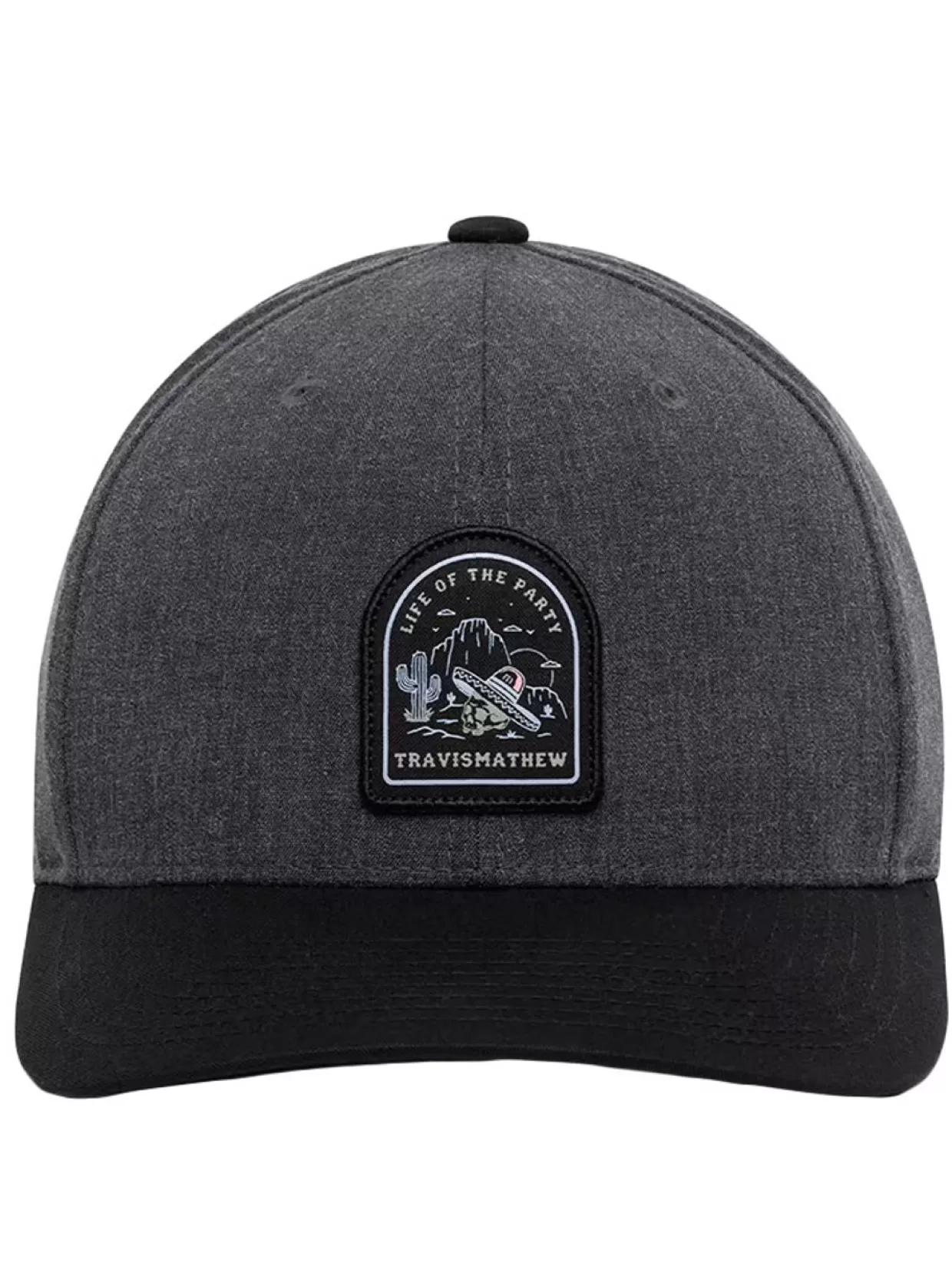 Travis Mathew Caps< Music Of Mexico Cap - Heather Grey Pinstripe