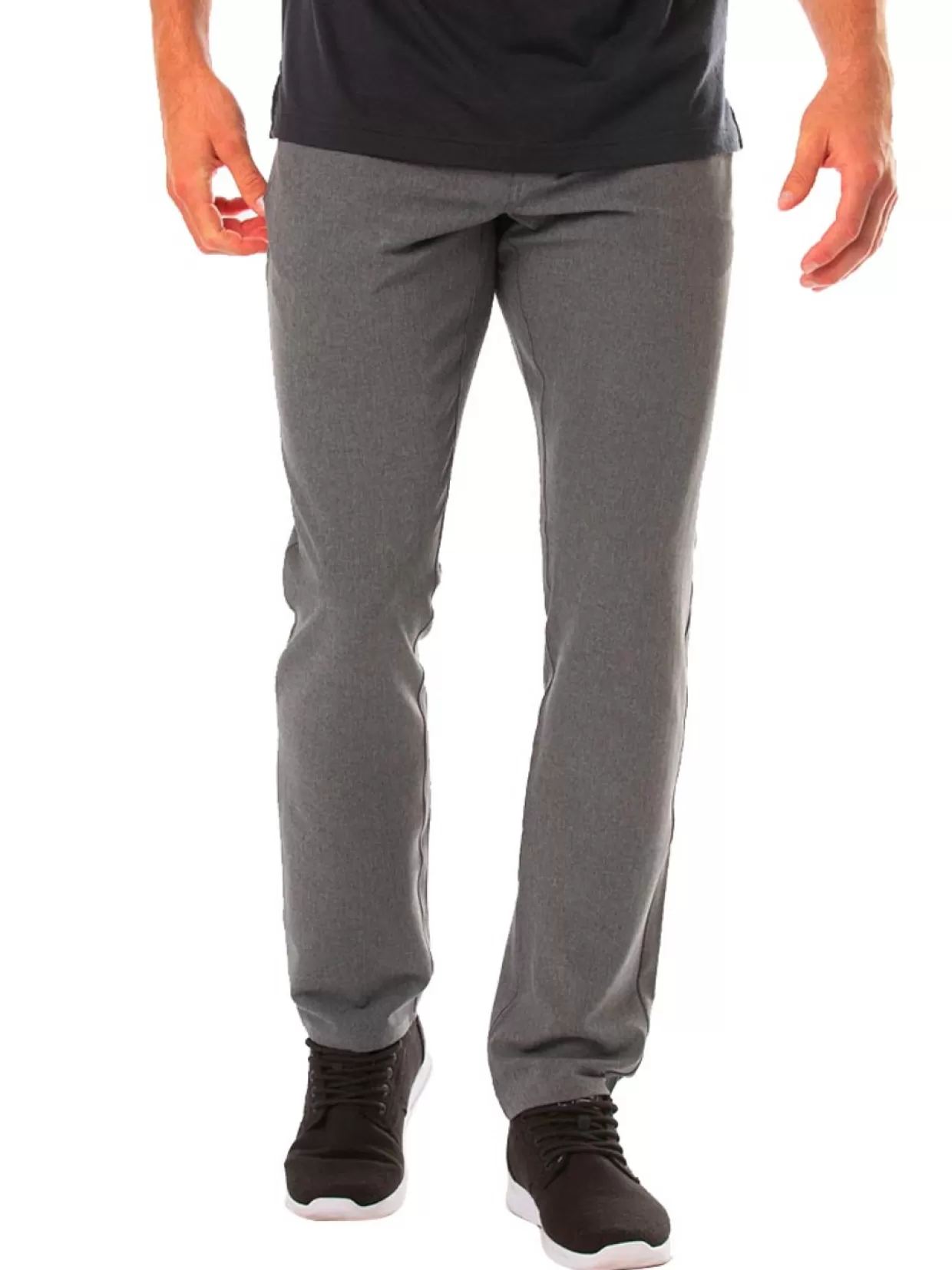 Men Travis Mathew Pants< Open To Close Pant - Heather Dark Grey