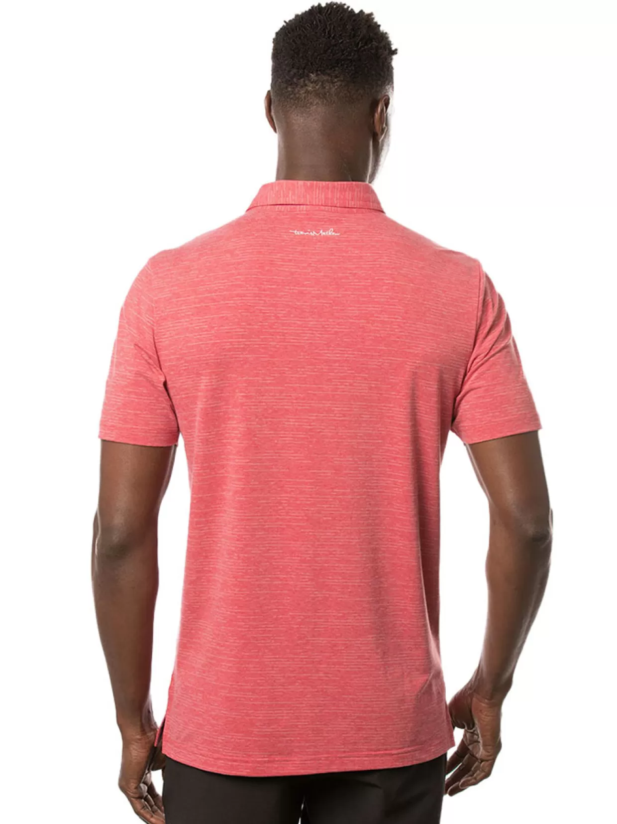 Men Travis Mathew Shirts< The Heater Polo - Heather Scooter