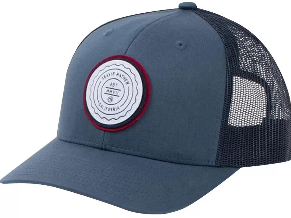 Travis Mathew Caps< The Patch Cap - Dark Blue