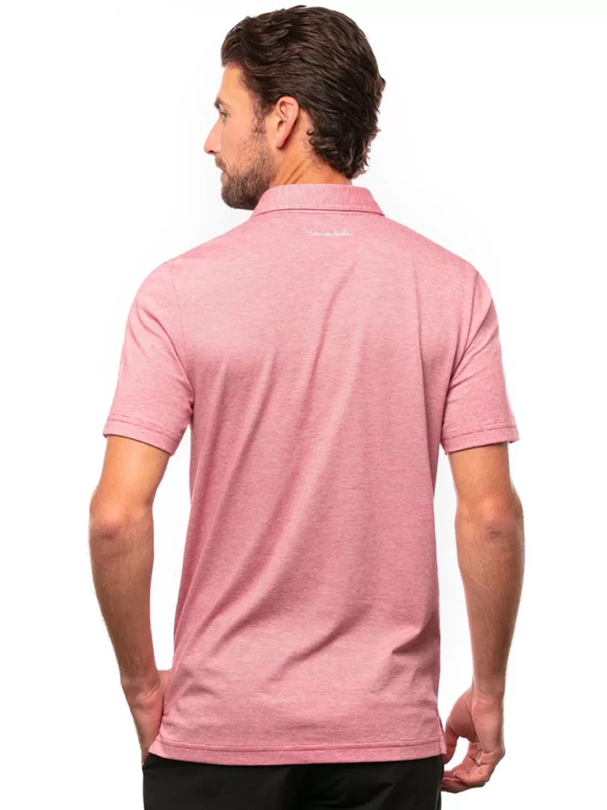 Men Travis Mathew Shirts< The Zinna Polo - Heather Cardinal