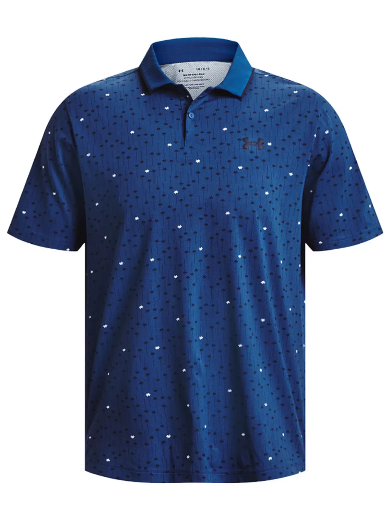 Men Under Armour Shirts< Iso-Chill Edge Polo - Blue Mirage/Midnight Navy