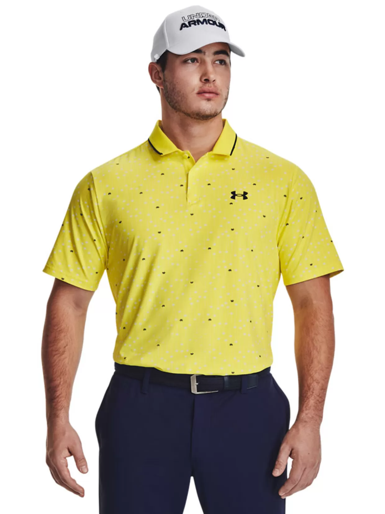 Men Under Armour Shirts< Iso-Chill Edge Polo - Starfruit/White