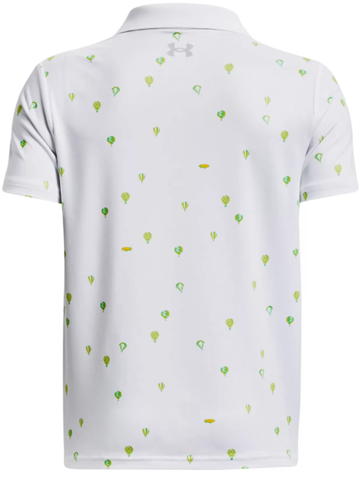 Kids Under Armour Shirts< Jr Boys Performance Print Polo - White