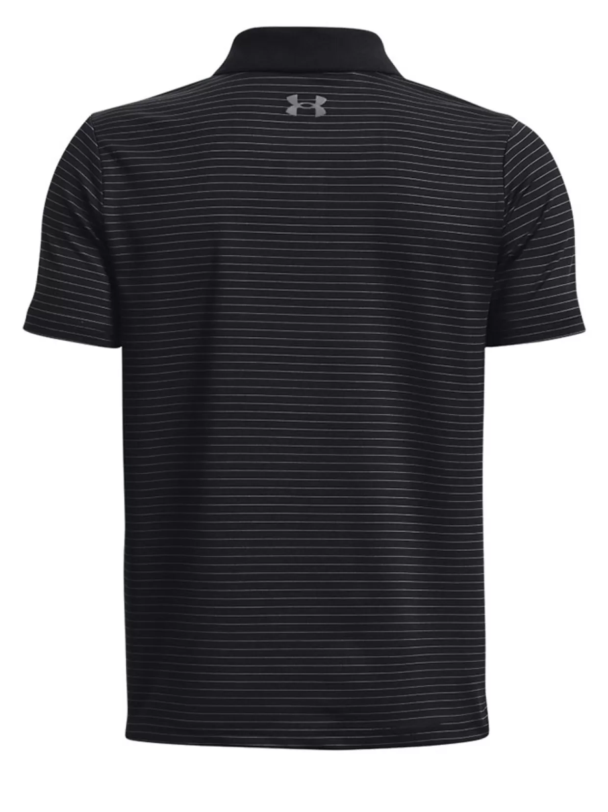 Kids Under Armour Shirts< Jr Boys Performance Stripe Polo - Black/Grey