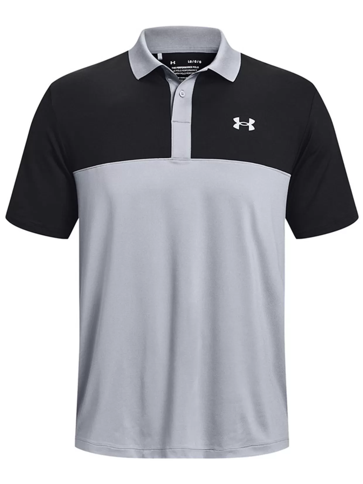 Men Under Armour Shirts< Performance 3.0 Colourblock Polo - Steel/Black