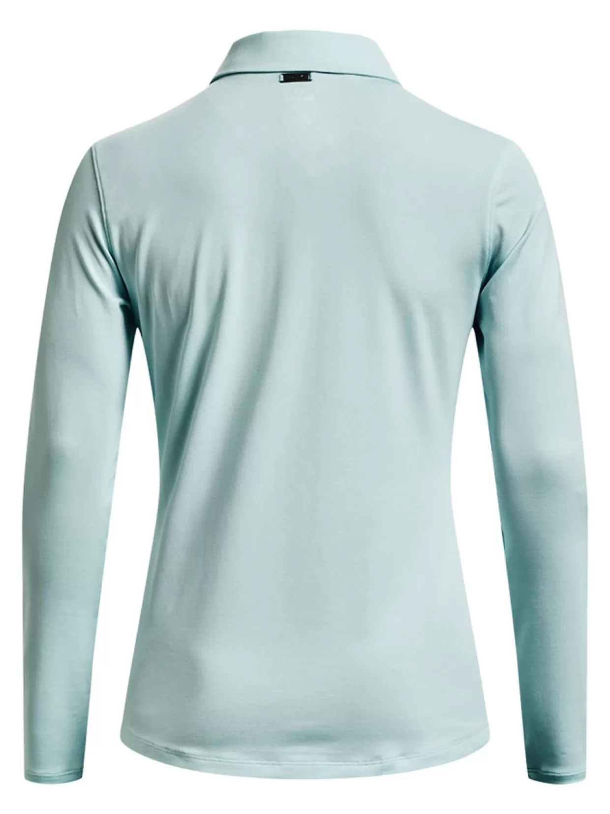 Women Under Armour Shirts< Women'S Zinger Microstripe Ls Polo - Fuse Teal/White